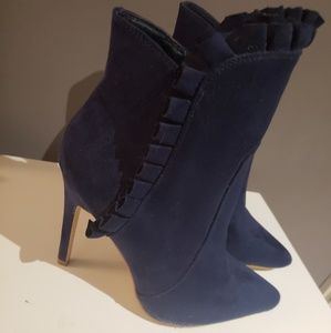 Navy Booties